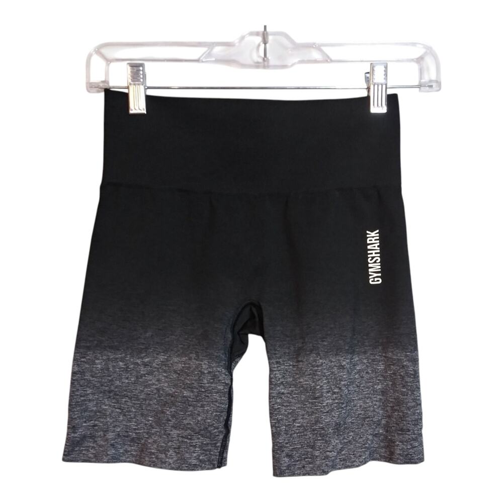 Gymshark Black Gray Marled Adapt Ombre Seamless Shorts Size S